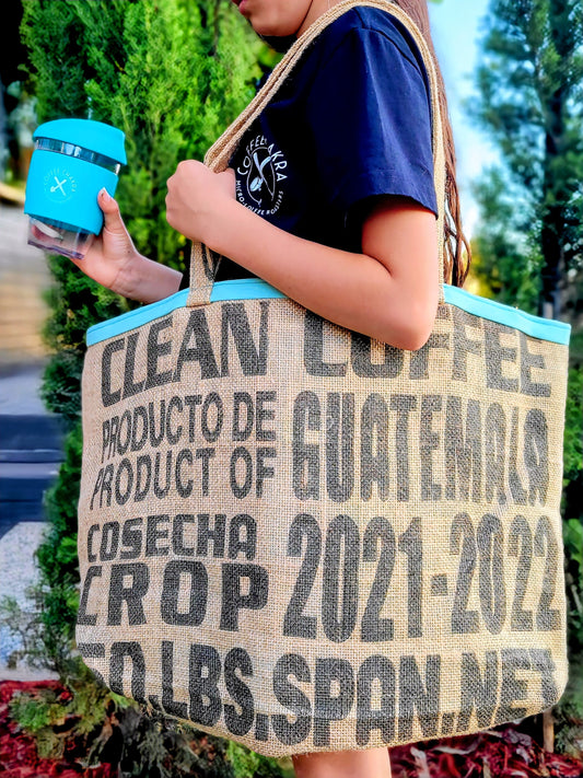 Upcycled Coffee Sack TOTE